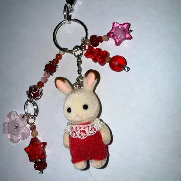 Calico Critter Hand Crafted Bag Charm/Keychain - Picture 3 of 3